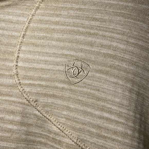 Ariat Shirt - Mens Cream Color - Size M - Picture 3 of 10